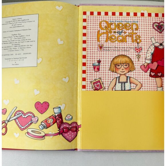 Mary Engelbreit ME Ink Mug & Saucer Set w/ 1st Ed Queen Of Hearts Book Bundle - Picture 16 of 16